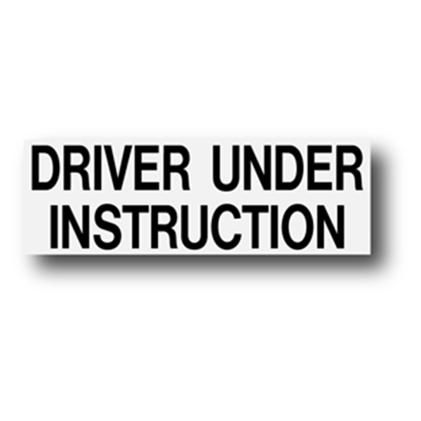 Driver Under Instruction 300mm